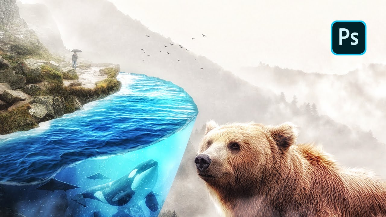 photoshop manipulation tutorial spring photo fantasy effect | Free PSD File Download