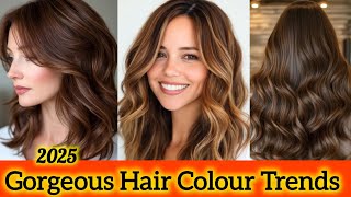 2025 Hair colour Trends || 33 Hottest Brunette Hair color Trends || #2025hairtrends #stylesforall