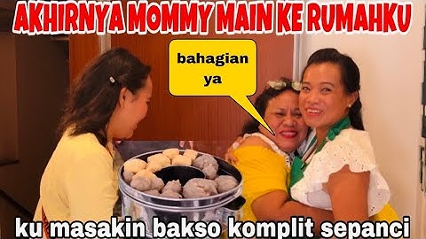 AKHIRNYA MOMMYNYA ANGELI LIHAT KEADAAN RUMAHKU & KUMASAKIN BAKSO KOMPLIT ‼️