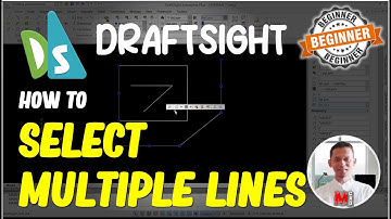 Draftsight How To Select Multiple Lines