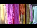 Making of Naturally-Dyed Yarn in Assam