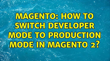 Magento: How to switch developer mode to production mode in magento 2?