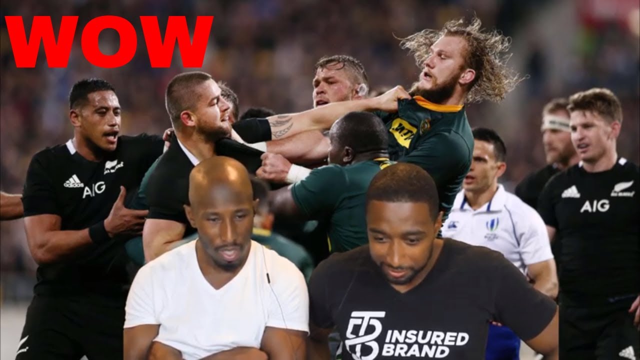 NEW ZEALAND VS SOUTH AFRICA RUGBY CHAMPIONSHIP 2019 REACTION - YouTube