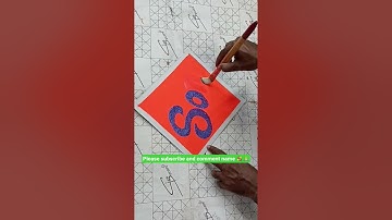 English calligraphy with brush Handwriting #trending #art #video #youtuber #viral #artwork #artist