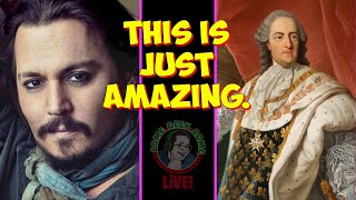 Johnny Depp to STAR in NEW LOIUS XV movie! Starts Shooting in July!