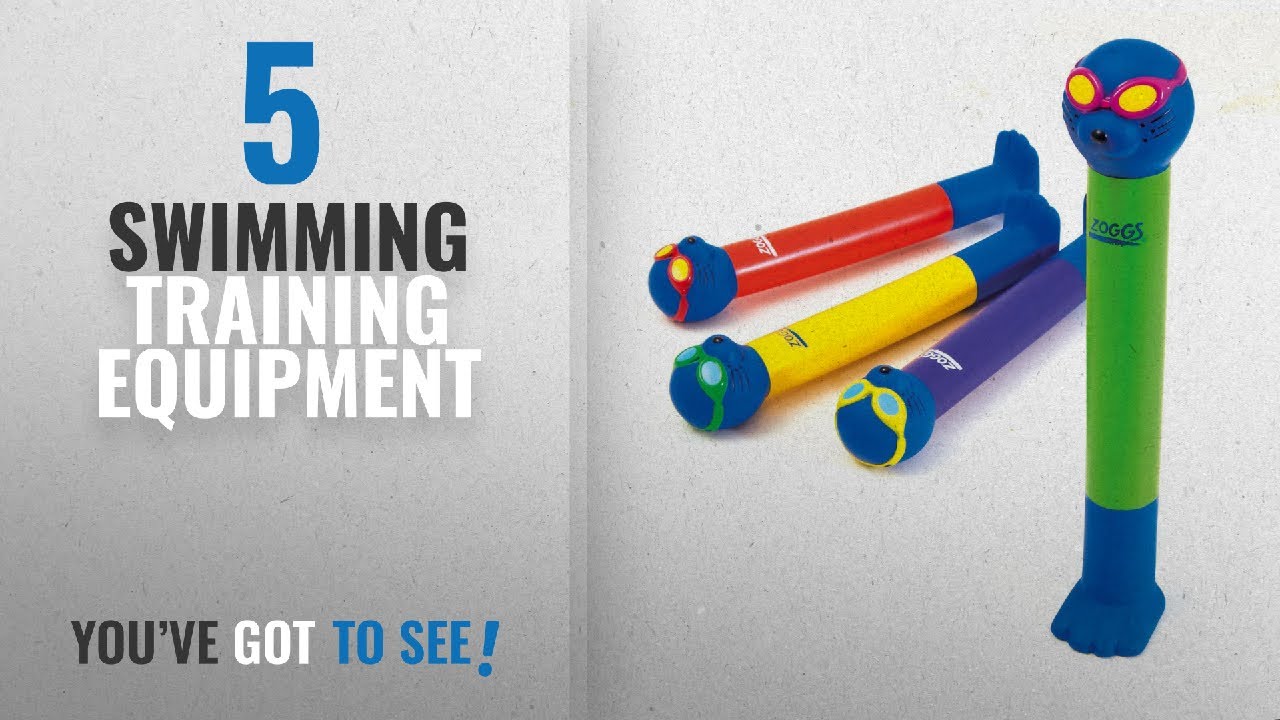 Top 10 Swimming Training Equipment [2018]: Zoggs Children's Safe Water Toy Dive Sticks in 4 Bright