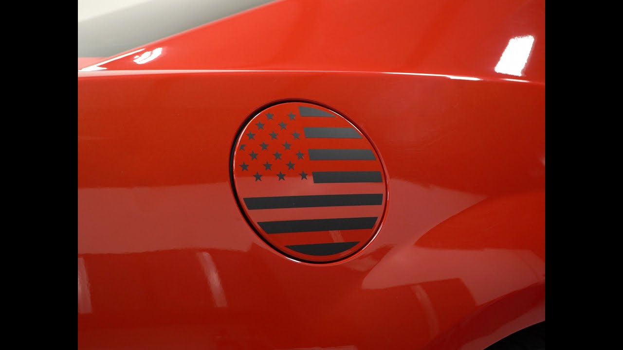 American Flag Fuel Door Install Video 5th & 6th Gen Camaro Phastek