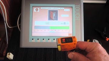 IFM O5D100 sensor with IO-Link and PLC Simatic