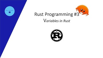 Rust Programming #3 | Rust variables