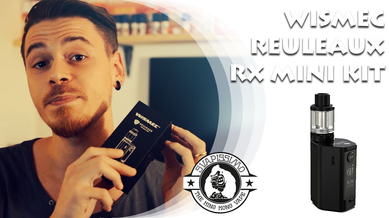 WISMEC REULEAUX RX MINI KIT -  80W tutti da usare! Videorecensione Svapissimo.com
