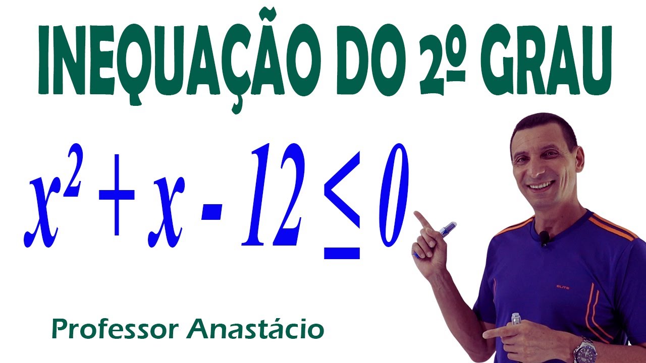 Como determinar o conjunto solução da inequação do 2º grau x² + x 12 ≤ 0? Matemática básica Como determinar o conjunto solução da inequação do 2º grau x² + x 12 ≤ 0? Matemática básica