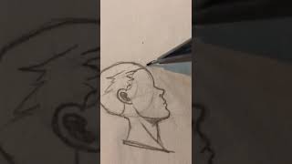 Туториал как научится рисовать волосы в профиль (Аниме)