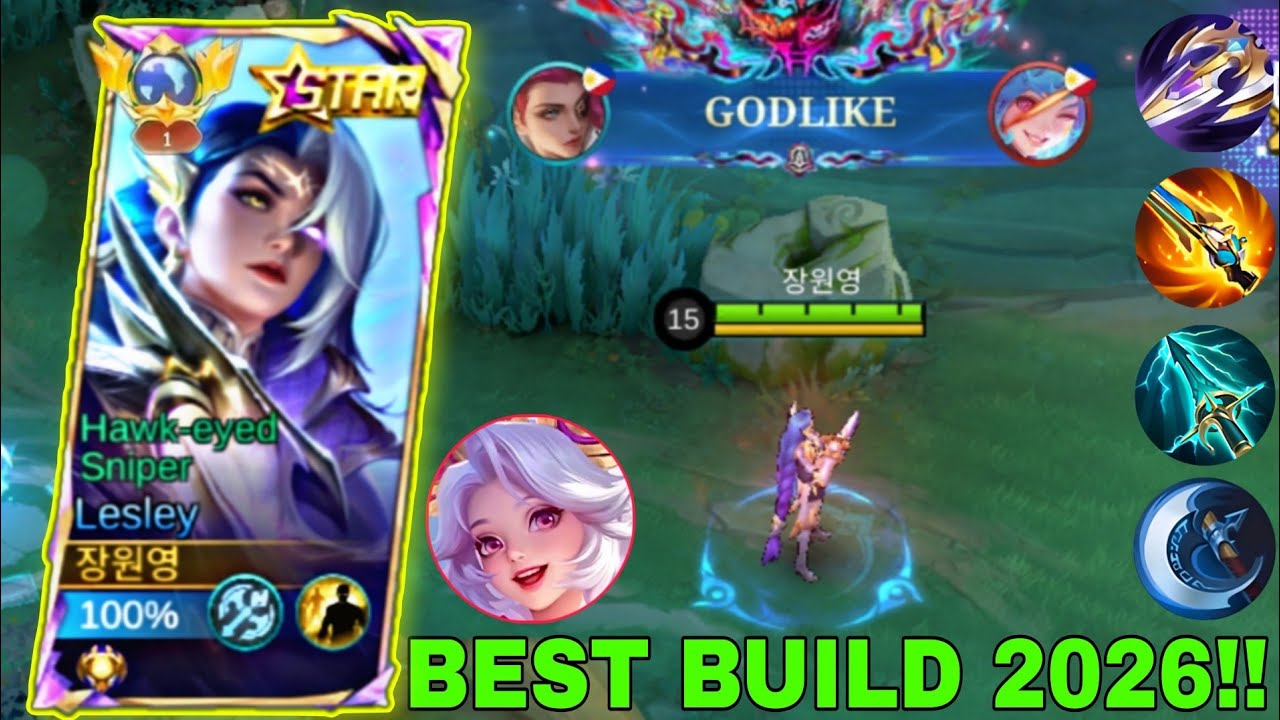 GOODBYE META CICI!! THE BEST BUILD FOR LESLEY 2026!!😲🔥 (UNSTOPPABLE DAMAGE + INSANE SPEED!) - MLBB