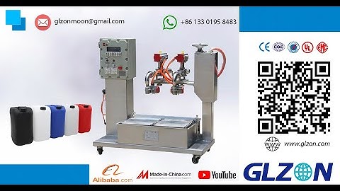 Automatic Jerrycan Filling and Capping Machine for Oils, Shampoo, and Chemicals