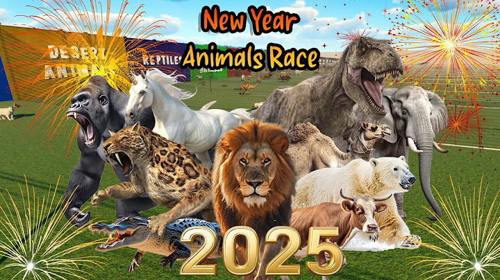 200 Animals Race in New Year Track 2025 Planet Zoo included Big Cats, Dinosaurs, & Ancient Animals
