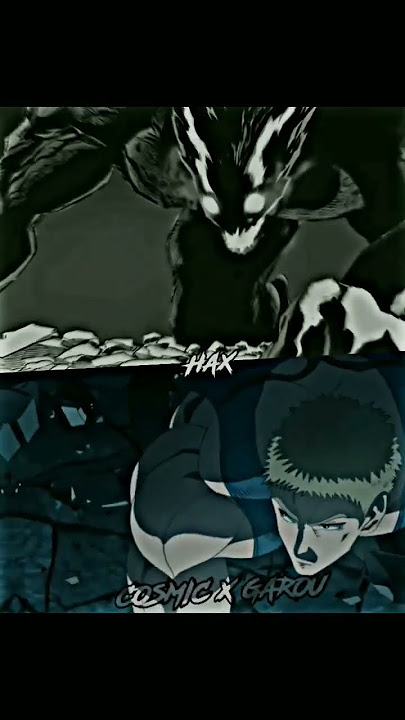 Saitama vs cosmic garou #onepiece #saitama #cosmicgarou #fananime #an