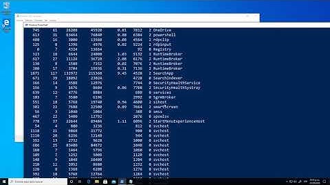Matar procesos con CMD y PowerShell en Windows 10  Windows Server 2019
