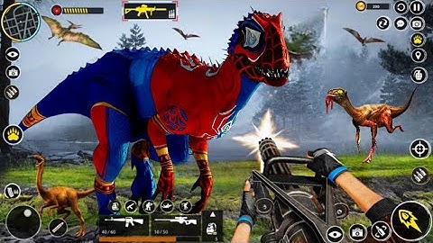 Dinosaur Hunting Games 3D 2023 - Android Gameplay