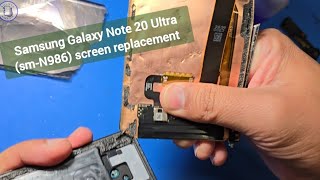 Samsung Galaxy Note 20 ultra (sm-N986) screen replacement