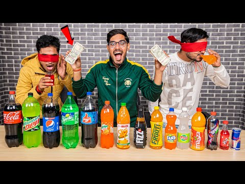 ₹1,00,000 Guess the Cold Drink Game | कोल्ड ड्रिंक पहचानो