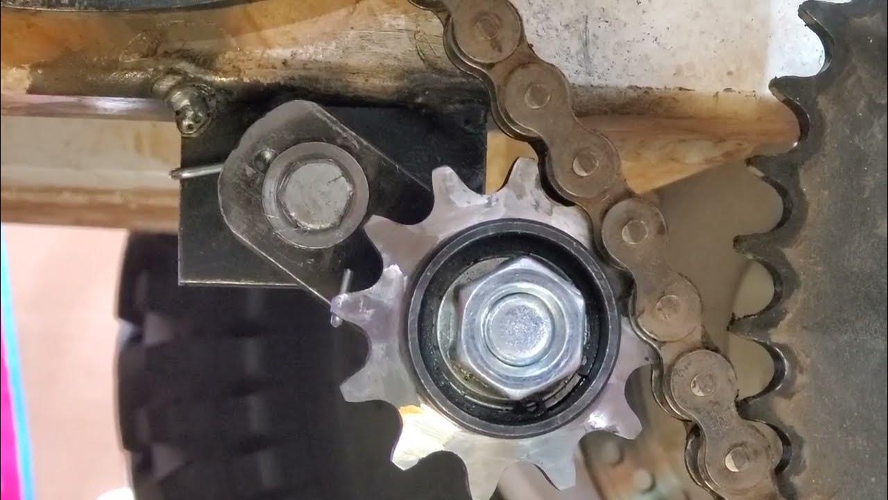 diy go kart chain tensioner YouTube