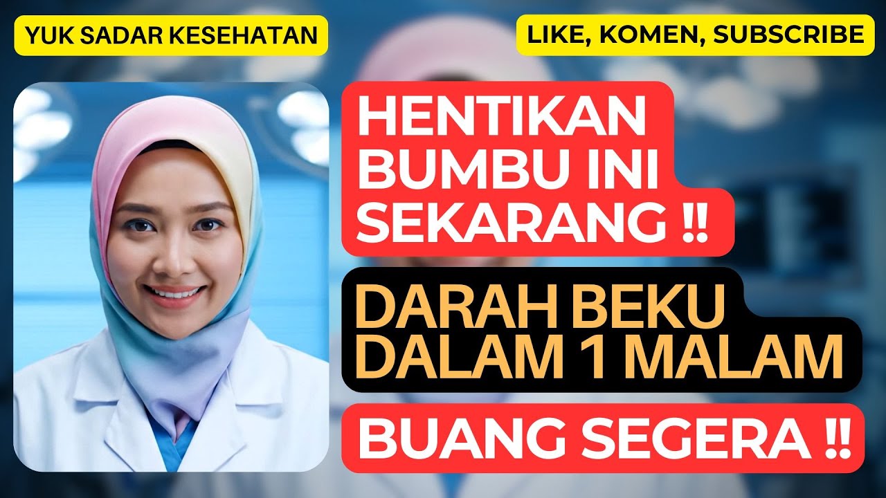 LANSIA 60+ TOLONG HENTIKAN! 6 BUMBU DAPUR INI DIAM-DIAM MENAIKKAN RISIKO STROKE, SIMAK SAMPAI AKHIR