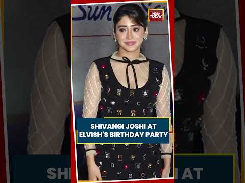 Shivangi Joshi At Elvis Yadav’s Birthdau Party | Entertainment News | Celebs Spotted