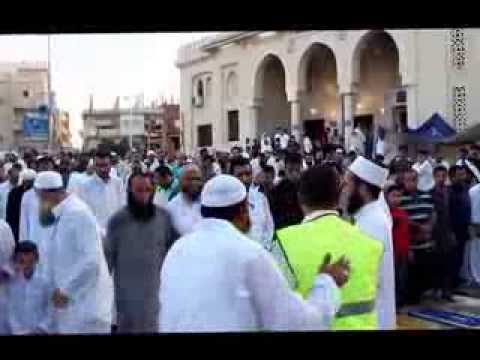 صلاة العيد تحولت الي مظاهرة حاشدة مؤيدة لمرسي بالعريش