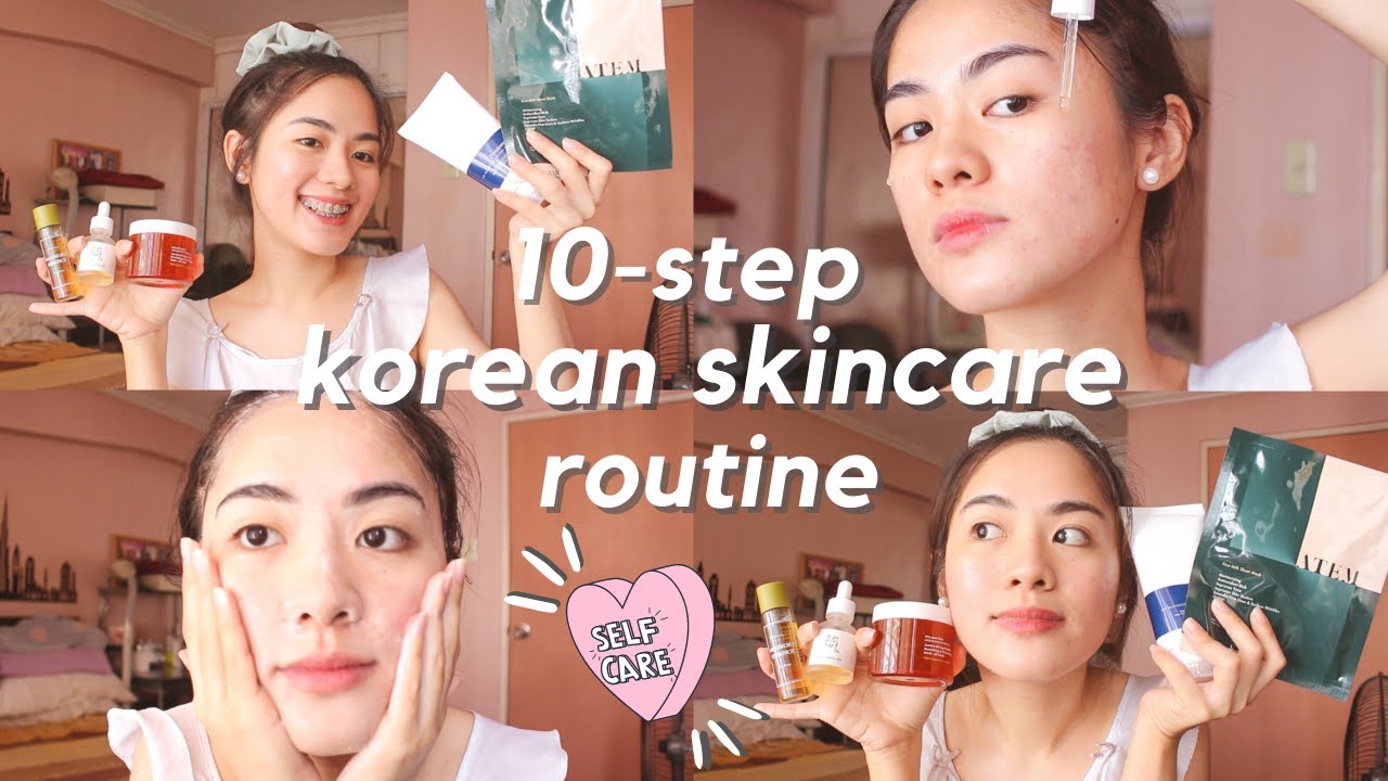 10-Step Korean Skincare Routine for Oily, Acne-prone & Sensitive Skin ...