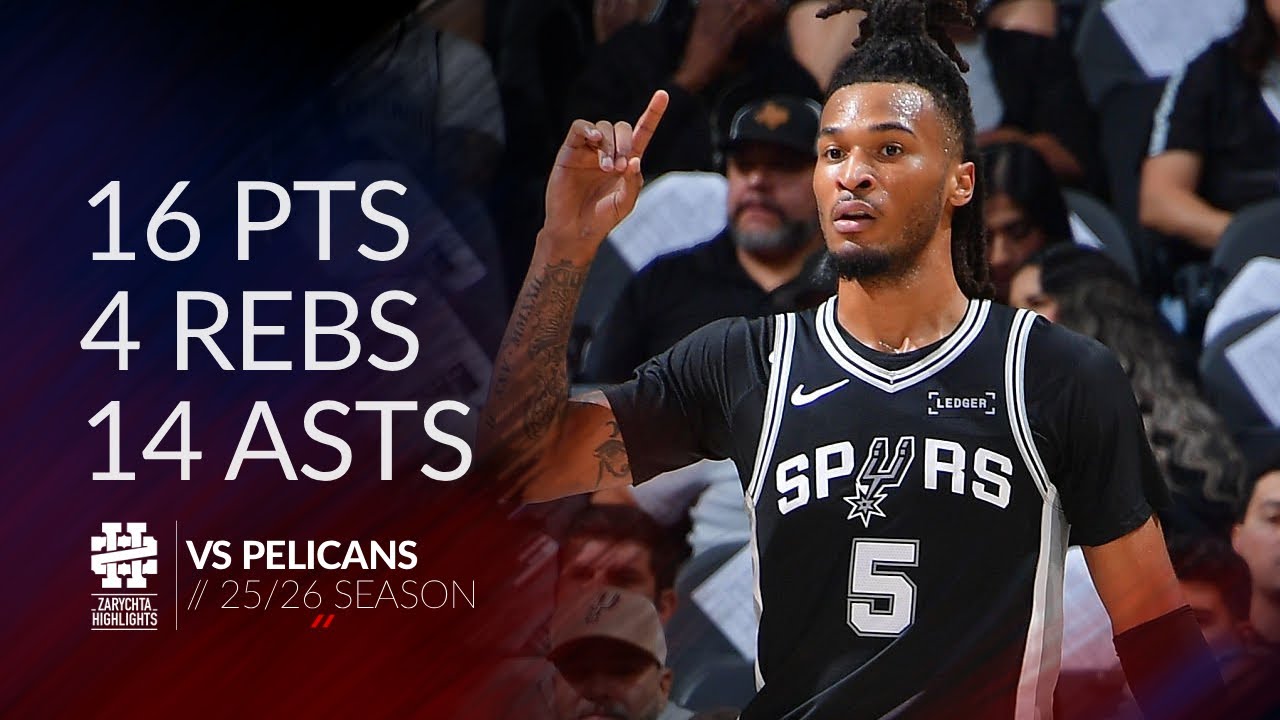 Стефан Касл, 16 очков, 4 подбора, 14 передач против «Пеликанс», сезон 25/26