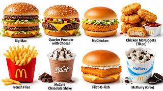 Every McDonald's Menu Item Explained IN 10 MINUTE