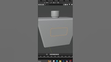 Perfume bottle modelling in blender 3d #blender #shorts