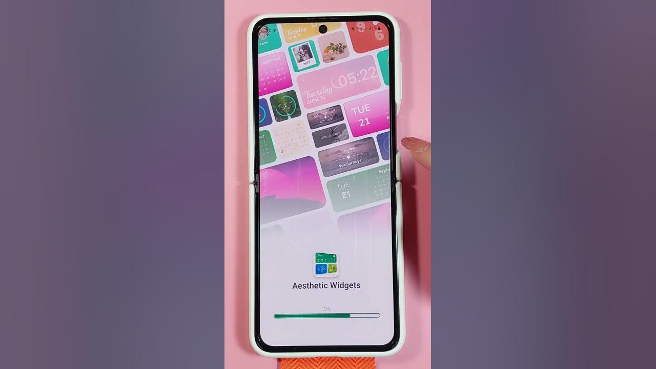 【Android】ホーム画面をおしゃれにするアプリ#shorts