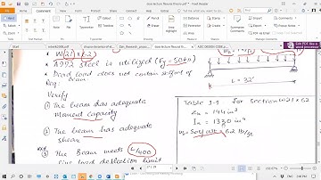 Design of Steel Structures (Analysis of Beam with Continuous bracing)