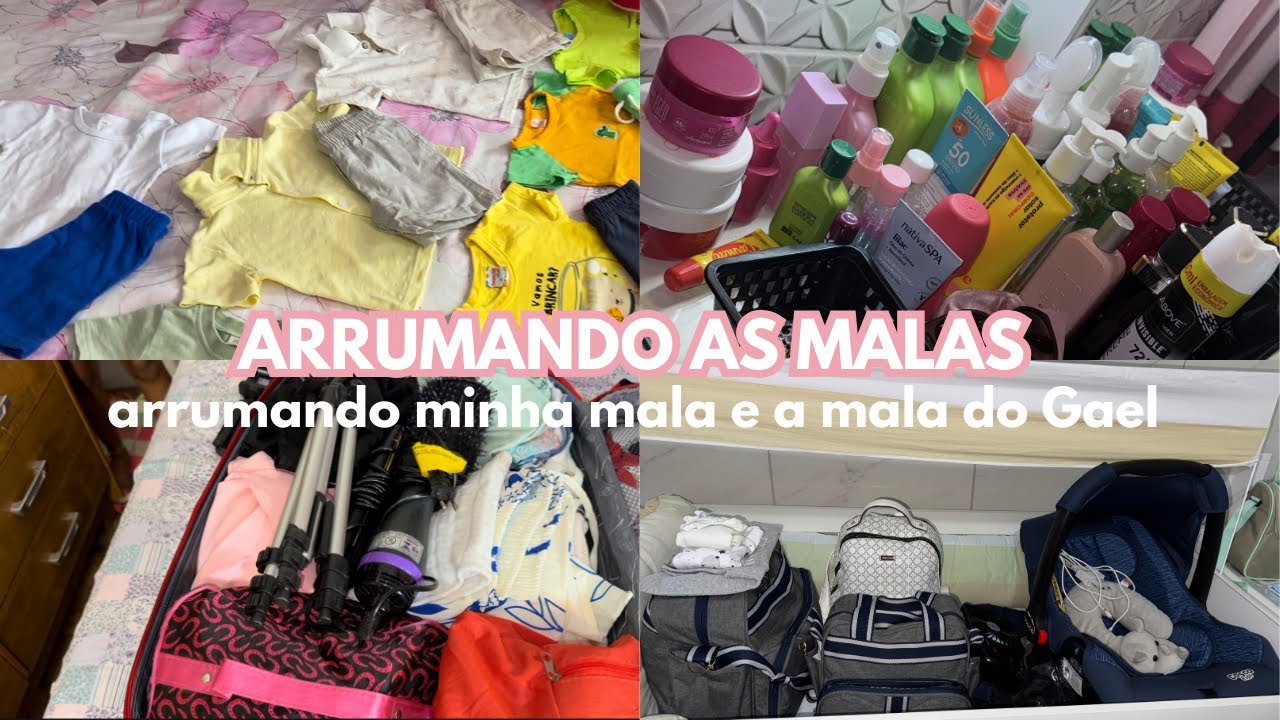 ARRUMANDO AS MALAS PARA IRMOS VIAJAR PARA APARECIDA DO NORTE🤍✨😍