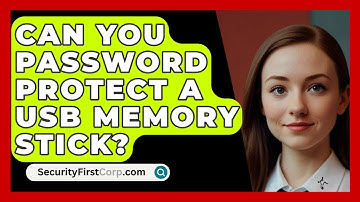 Can You Password Protect A USB Memory Stick? - SecurityFirstCorp.com