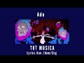 Ado - Tot Musica [Lyrics Kan/Rom/Eng] One Piece Film Red
