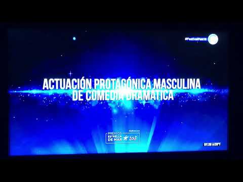 Patricio Paz ganador Premio Estrella de Mar 2018 - Rubro Actor protagónico de Comedia Dramática.