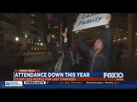 mardi gras attendance statistics