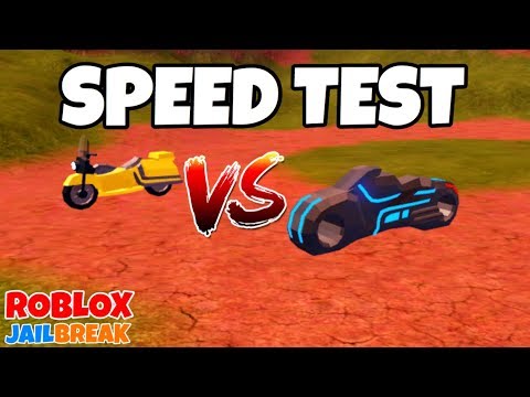 Patrol Vs Volt Bike Speed Test Roblox Jailbreak Youtube - jailbreak volt bike test roblox