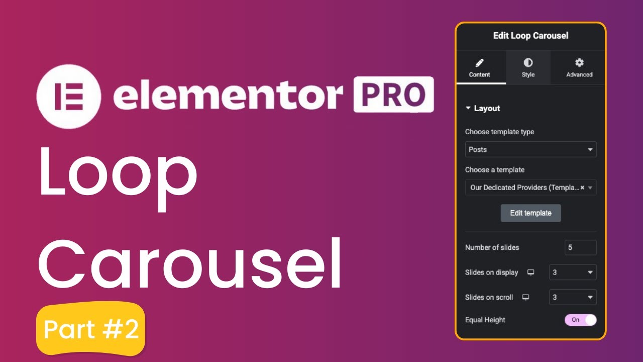 How to use loop carousel in Elementor pro - Part 02 - YouTube