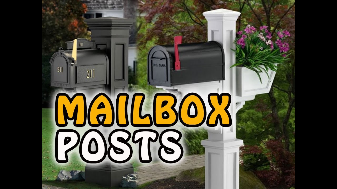 Easy Decorative Mailbox Posts Low Cost Covers Here You