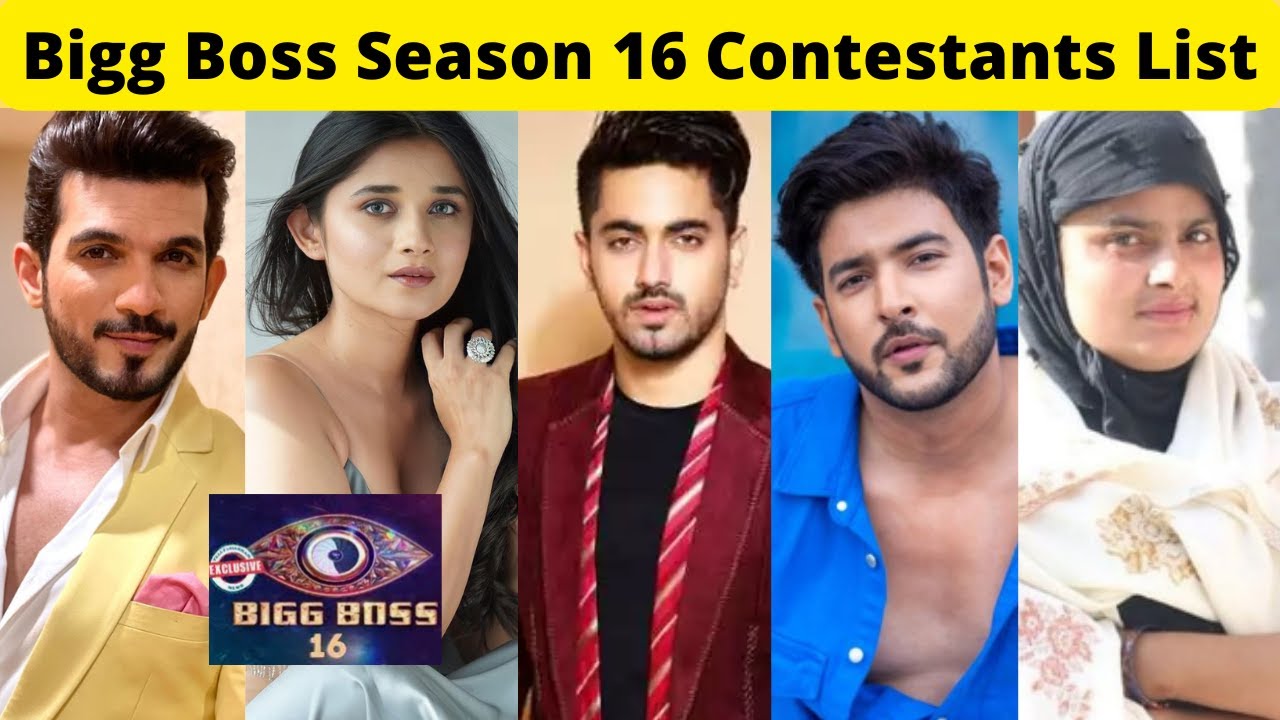 Bigg Boss 16 Contestants List 2022