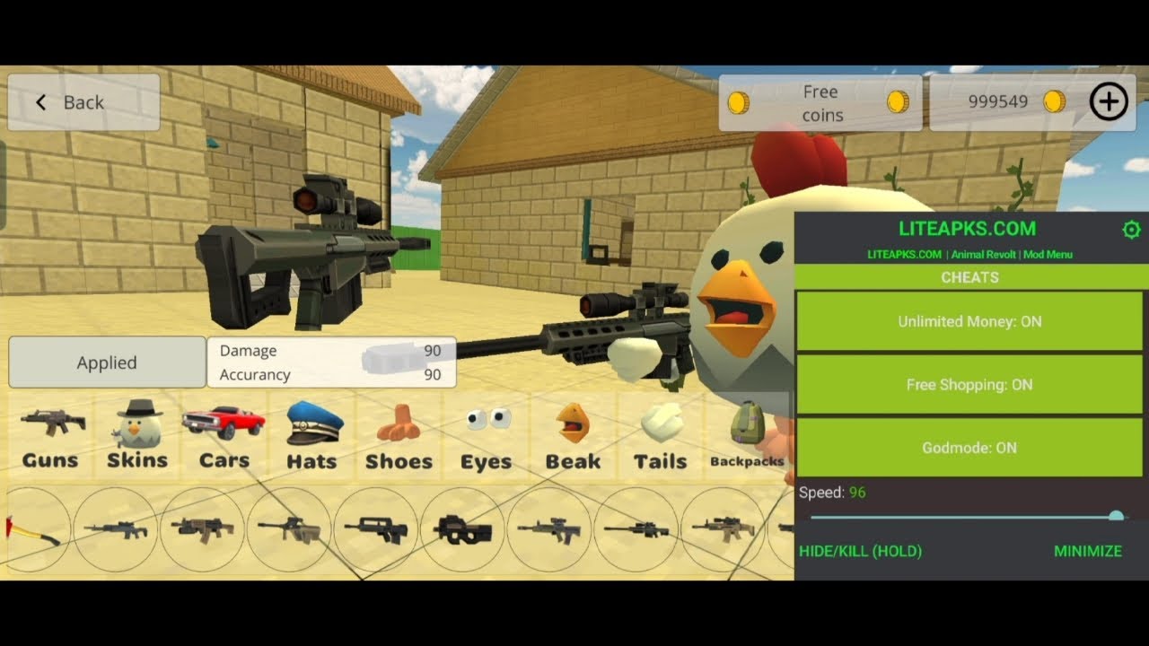 Baixe o Chicken Gun(Chinese version and get rewards without watching Ads) MOD  APK v2.3.0 para Android