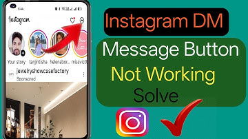 How to Fix Instagram DM Button Not Working (2025) | Instagram Chat Box Not Opening,