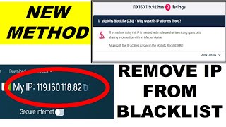 How To Remove Ip Address From Blacklist New Method