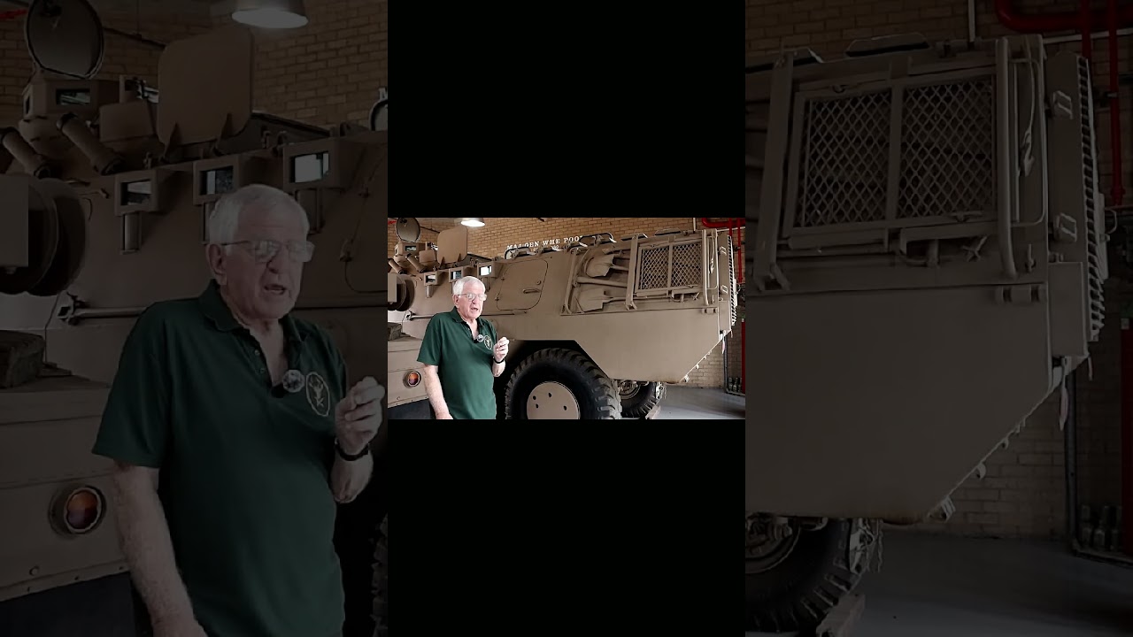 SA Army Ratel IFV equipped with a barbeque grill by design 