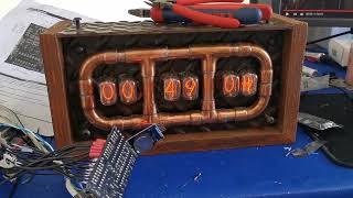 nixie clock final test