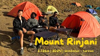 3d2n Mount Rinjani Hike | Sembalun-Torean!!