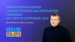 Dnipropetrovsk region: current situation and preparation for winter